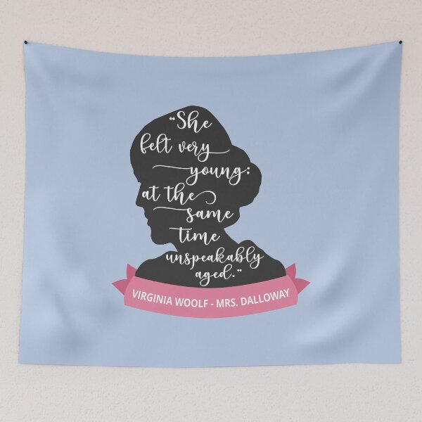 Item preview, Mrs. Dalloway Quote III - Virginia Woolf Silhouette designed and sold by Lemon Pepper.