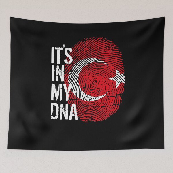 Item preview, Turkey Flag Fingerprint - It's in my DNA Turkish designed and sold by PartyShirts1.