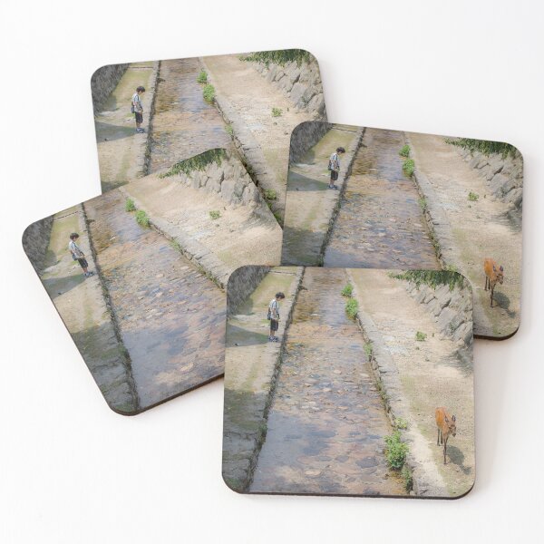 Item preview, Two children, each side of the stream, worlds apart designed and sold by AvonPerception.