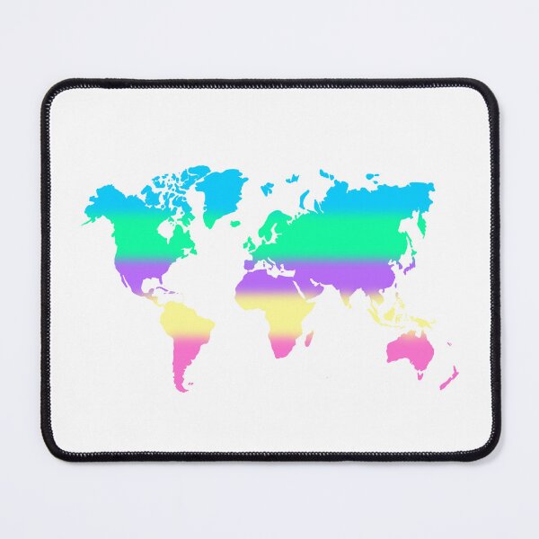 Item preview, Rainbow World Map  designed and sold by emiliadesert.
