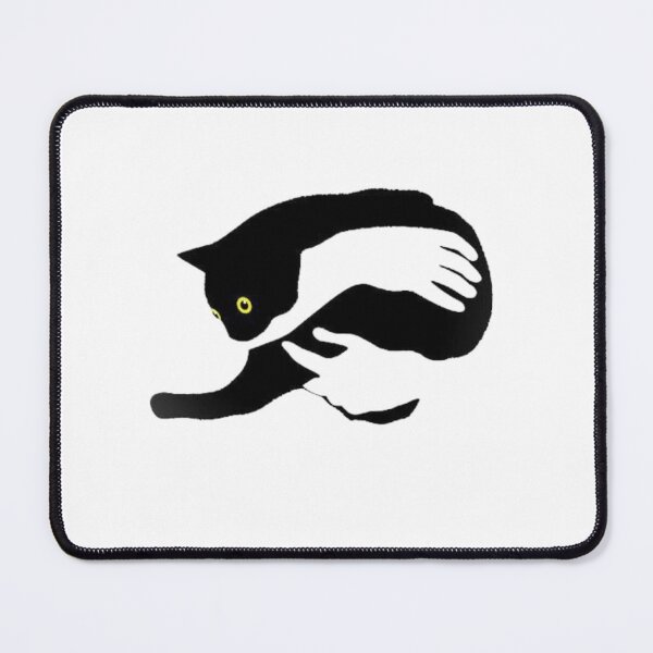 Item preview, Hang loose black cat pocket art designed and sold by Stevenobinsun.