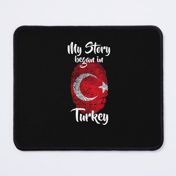 Item preview, My story began in Turkey Flag Fingerprint DNA Turkish designed and sold by PartyShirts1.