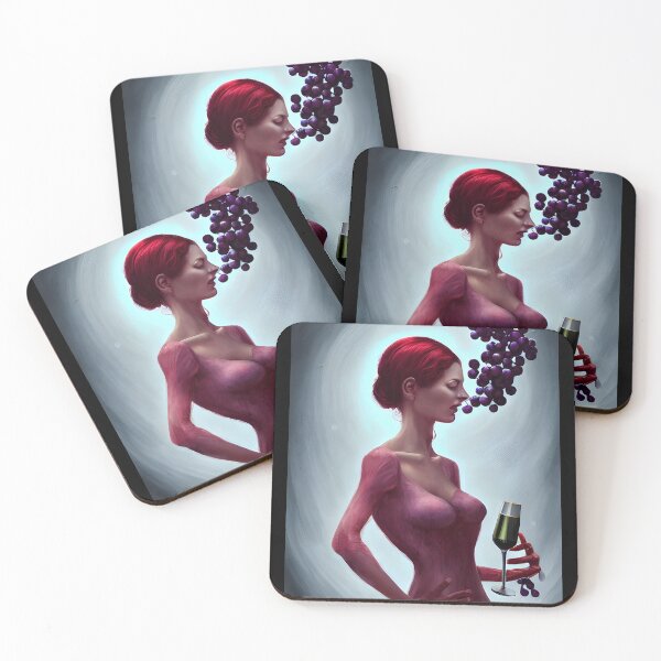 Item preview, Fair Lady Cradling a Glass of Wine iii designed and sold by H3rron-Arts.
