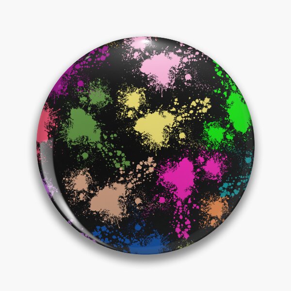 Artikelvorschau, Bunte Wasserflecken, abstrakte Grafik der Farbflecken, Farbflecken entworfen und verkauft von ColourTrials.