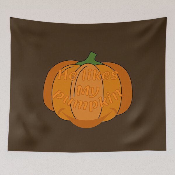 Item preview, He Likes My Pumpkins designed and sold by designerpriti.