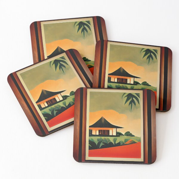 Item preview, Bali Landscape Illustration designed and sold by Alcaselzer.