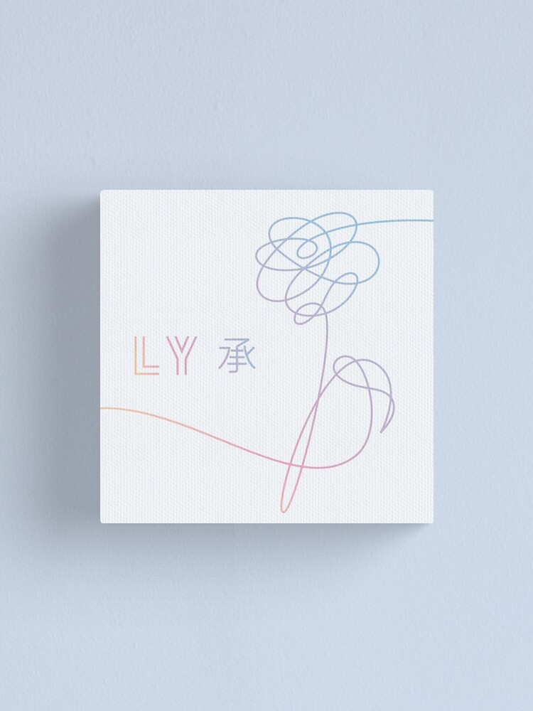 Bts Love Yourself Album Cover Her O Version Canvas Print By Twentyfan Redbubble