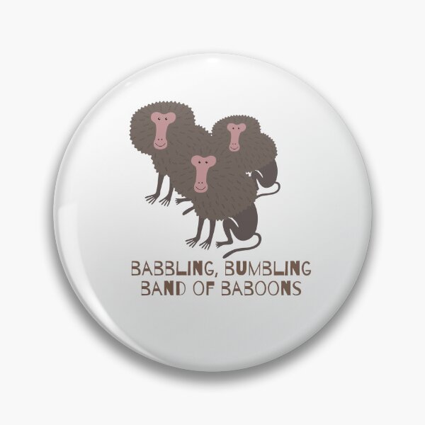 Item preview, Babbling, bumbling band of baboons designed and sold by Deb Rao.
