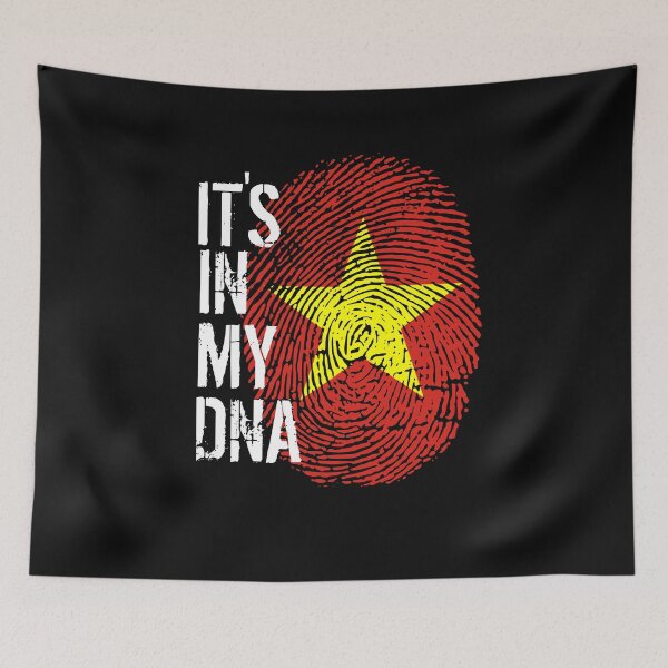 Item preview, Vietnam Flag Fingerprint - It's in my DNA Vietnamese designed and sold by PartyShirts1.