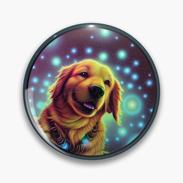 Item preview, Golden Retriever Space Dog, Guaranteed best gift for all dog lovers designed and sold by Galactic Fur Baby Federation.