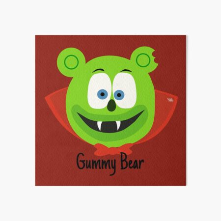 Cool Gummy Bear Art Board Print for Sale by Aurealis