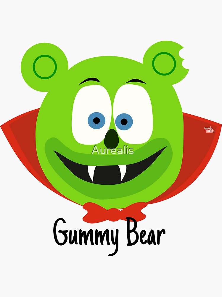 Sweet Gummy Bear Song Sticker for Sale by Aurealis