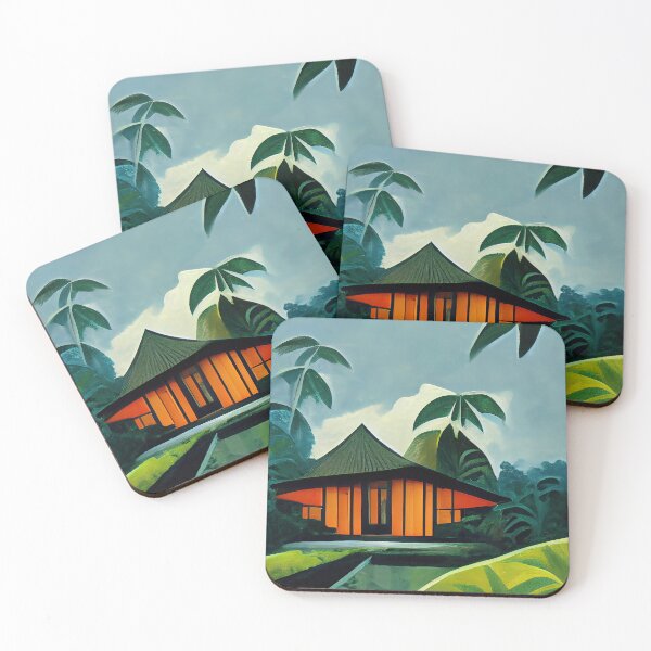 Item preview, Bali Landscape Illustration designed and sold by Alcaselzer.