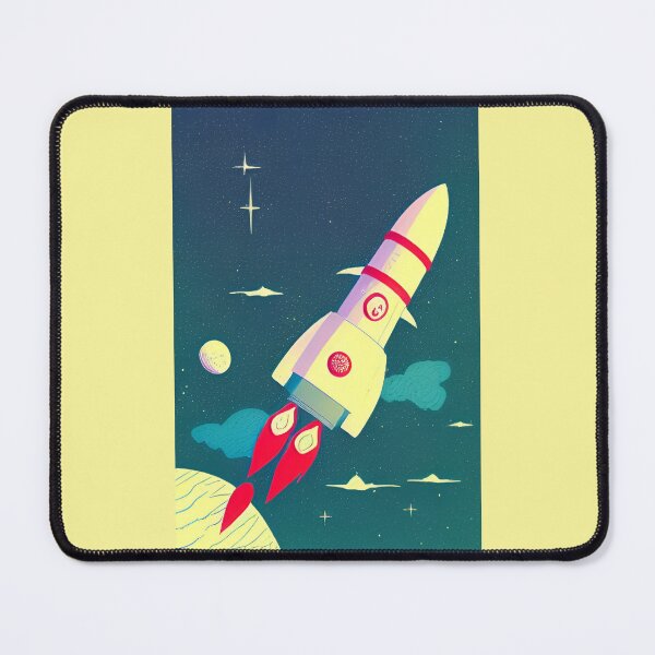Item preview, Rocketship artwork designed and sold by Gaspar Avila.