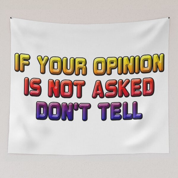 Item preview, Not Asked Don't Tell designed and sold by csbfashions.