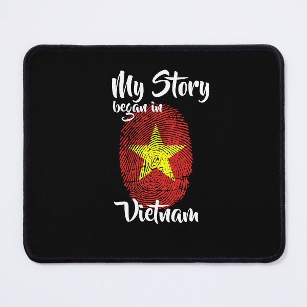 Item preview, My story began in Vietnam Flag Fingerprint DNA vietnamese designed and sold by PartyShirts1.