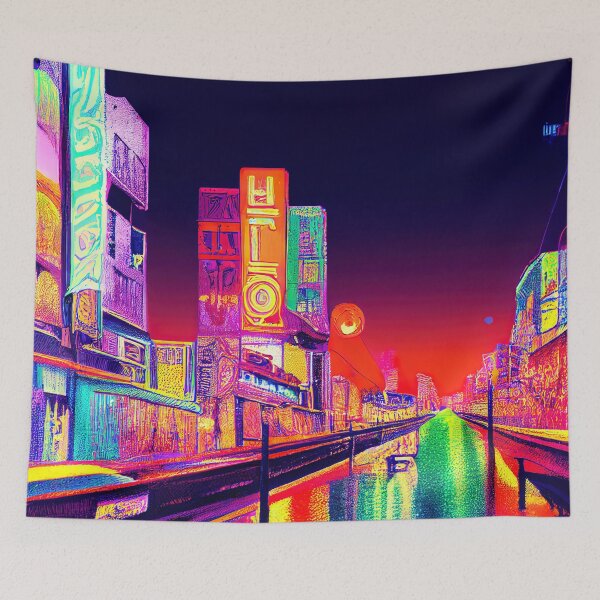 Artikelvorschau, Lagos 2D neon entworfen und verkauft von ComicsFactory.