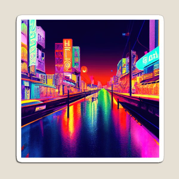 Artikel-Vorschau von Lagos 2D neon, designt und verkauft von ComicsFactory.