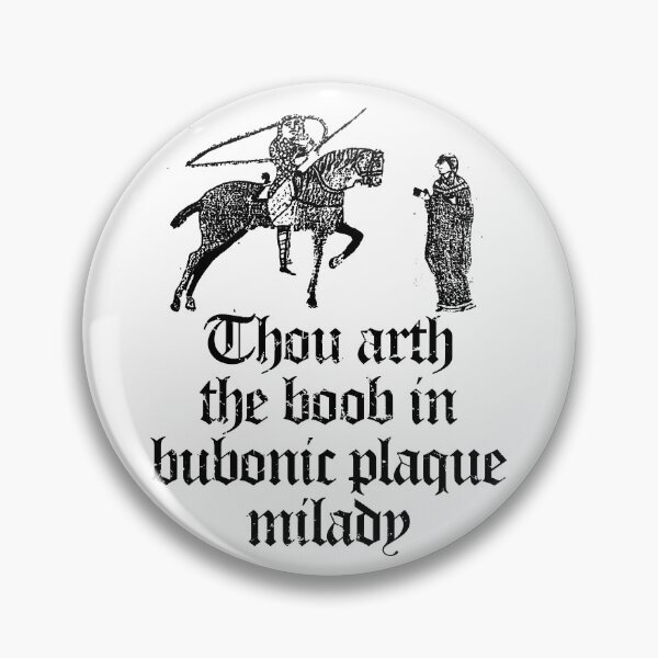 Item preview, Thou Arth The Boob In Bubonic Plaque Milady designed and sold by PapaBujuGaming.