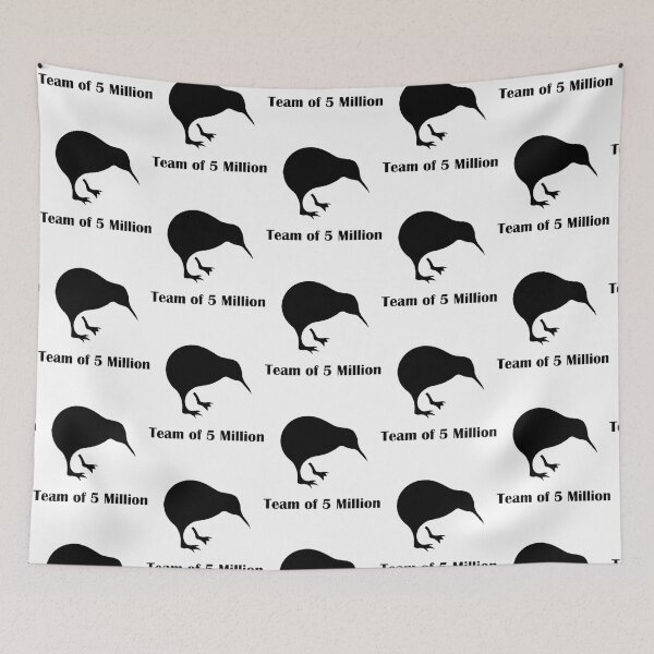 Item preview, New Zealand Covid-19 response. Team of 5 million   designed and sold by OhOlliShop.