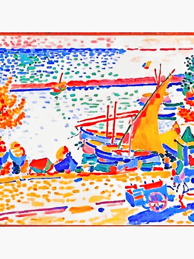 Thumbnail 2 of 2, Greeting Card, Landscape at Collioure, André Derain - Paysage à Collioure, le cheval blanc. designed and sold by CristalleLisa.