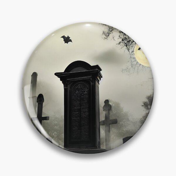 Item preview, Gothic Cemetery Mist Artwork designed and sold by @adorcharm Modern & Classic AI Art.