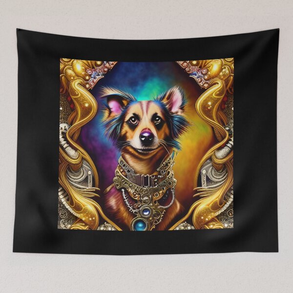 Item preview, Steampunk Majestic Dog - Cool designed and sold by The-Meraki-Man.