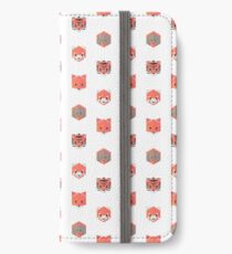 Orange Animinimal (white) iPhone Wallet/Case/Skin