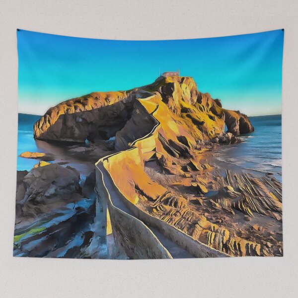 Item preview, Gaztelugatxe (Painting) designed and sold by cmphotographs.