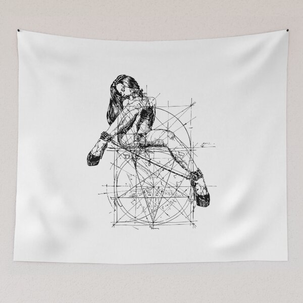 Item preview, sad satan woman drawing  designed and sold by nido88.