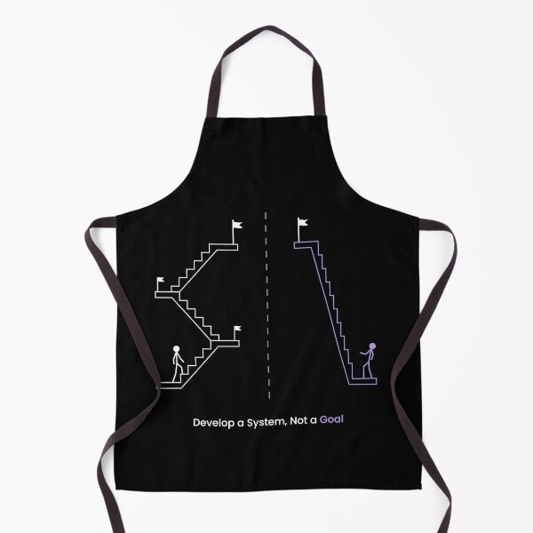Item preview, develop a system not a goal designed and sold by VisuallyNeeded.
