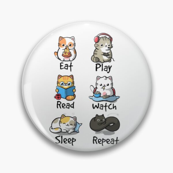 Item preview, Nerds Routine Funny Cats designed and sold by peterArt22.
