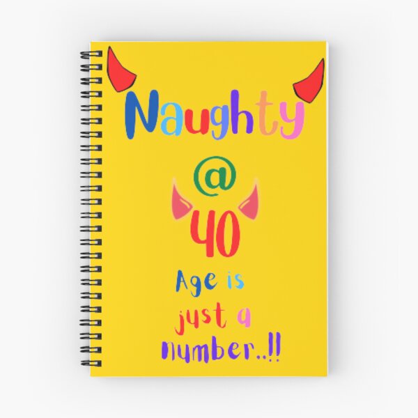 Item preview, Naughty at 40 sticker designed and sold by Artistic Mind.