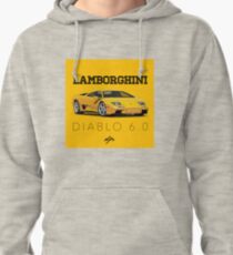 Lamborghini Diablo Design Pullover Hoodie