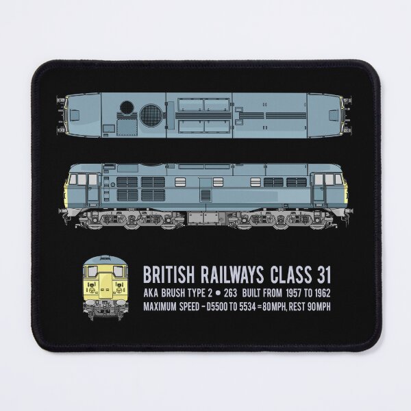 Item preview, British Railways Class 31 Brush Type 2 Locomotive Diagram Gift designed and sold by Maljonic.