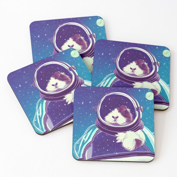 Item preview, Guinea Piggy in Space 2 - Funny Cute Guinea Pig - Guinea Pigs Adventures designed and sold by Aniyah.
