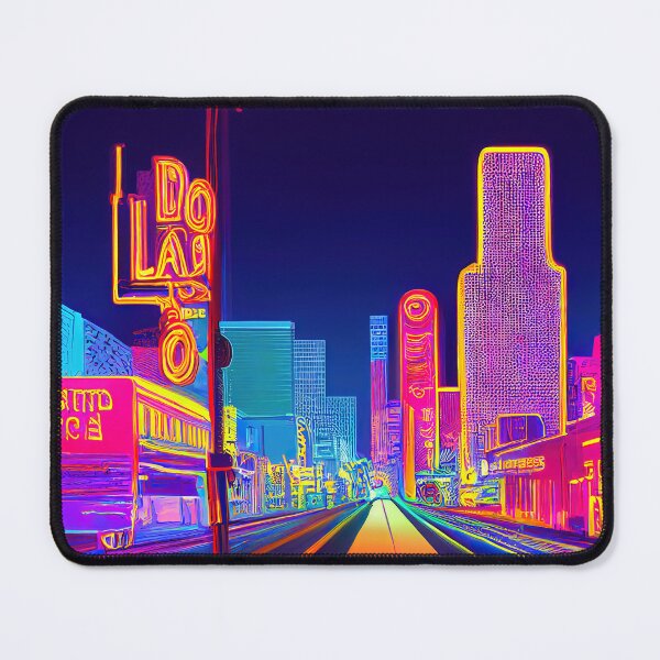 Item preview, Los Angeles Neon Vaporwave  designed and sold by ComicsFactory.