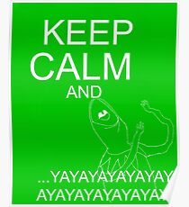 Keep Calm and Kermie On Poster