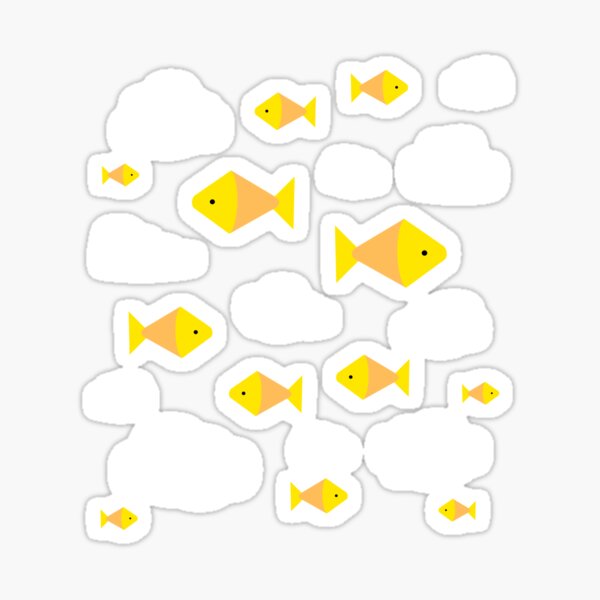 Fish Upon The Sky Stickers for Sale | Redbubble
