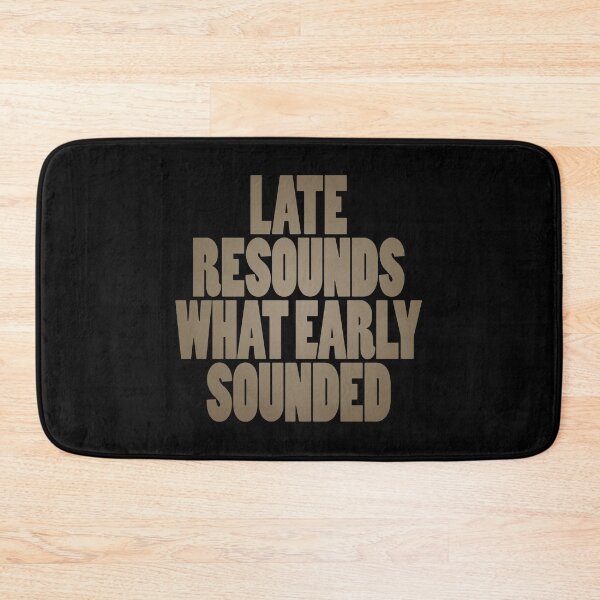 Item preview, Late resounds what early sounded v.1 designed and sold by x1brett.