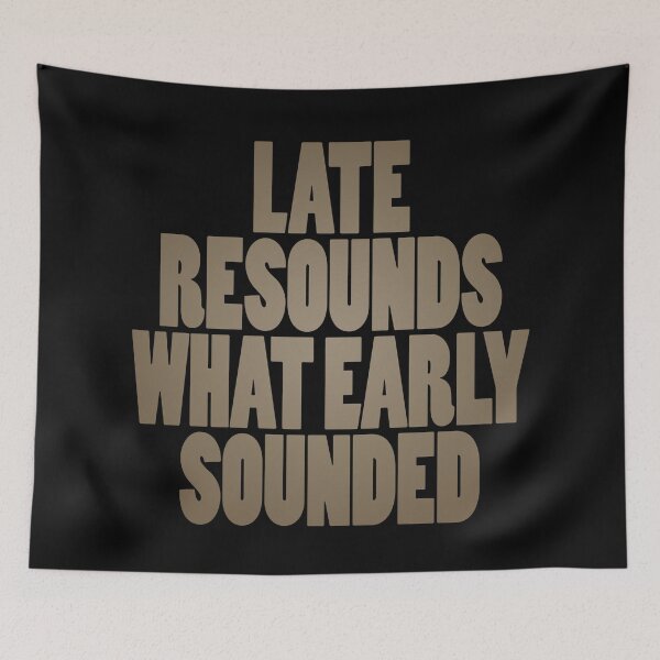 Item preview, Late resounds what early sounded v.1 designed and sold by x1brett.