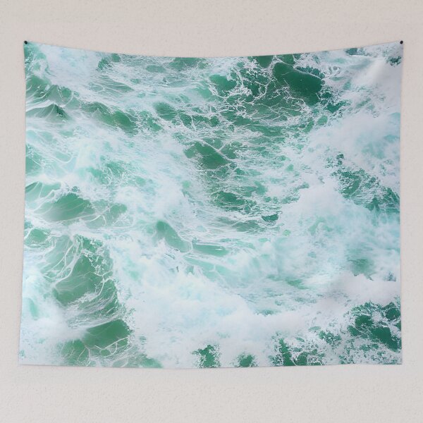 Item preview, blue ocean waves #96 designed and sold by supeart.