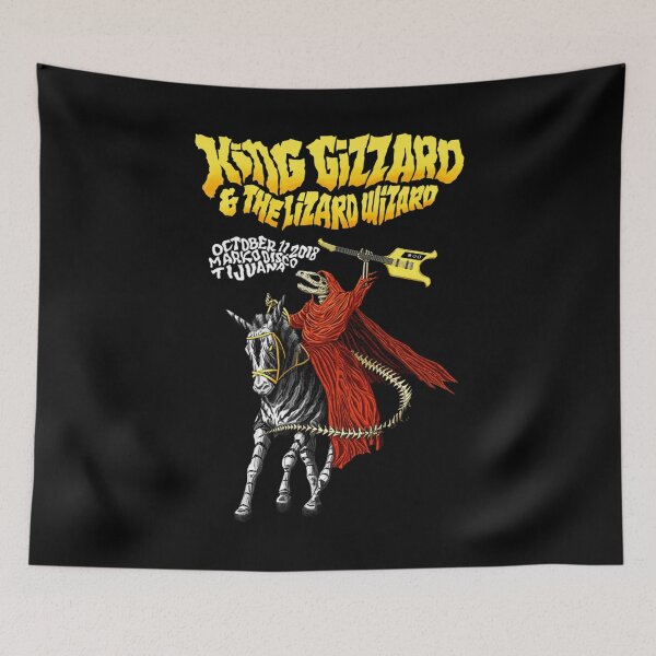 Aperçu de l'œuvre Flying Microtonal Banana King Gizzard & the Lizard Wizard créée et vendue par AlexanMitchell.