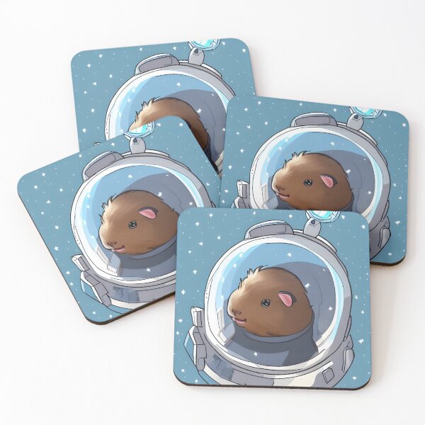Item preview, Guinea Piggy in Space 3 - Funny Cute Guinea Pig - Guinea Pigs Adventures designed and sold by Aniyah.