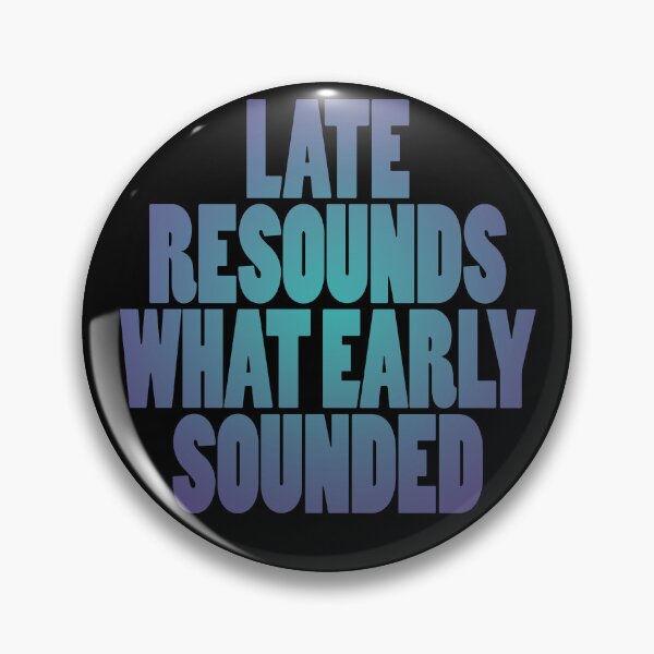 Item preview, Late resounds what early sounded v.2 designed and sold by x1brett.