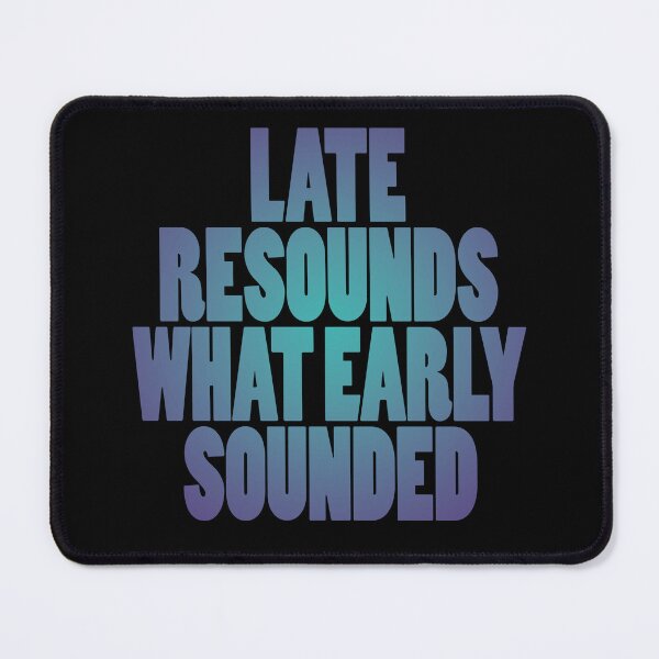 Item preview, Late resounds what early sounded v.2 designed and sold by x1brett.