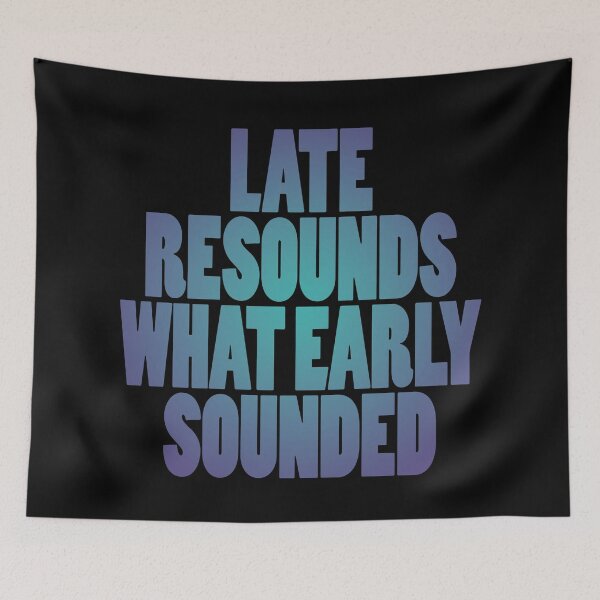 Item preview, Late resounds what early sounded v.2 designed and sold by x1brett.