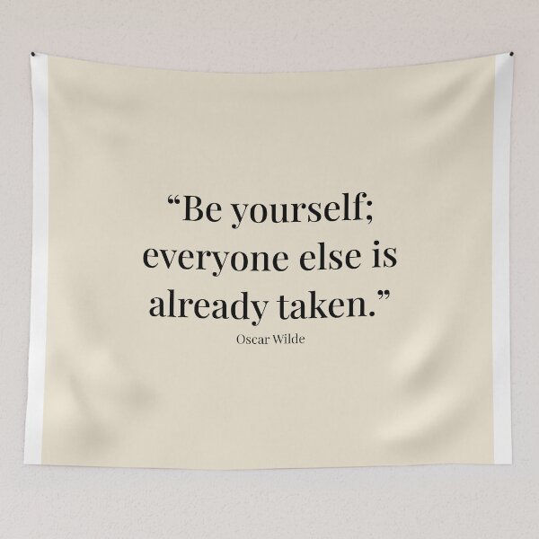 Item preview, Be yourself everyone else is already taken - Oscar Wilde designed and sold by tiloimaina.