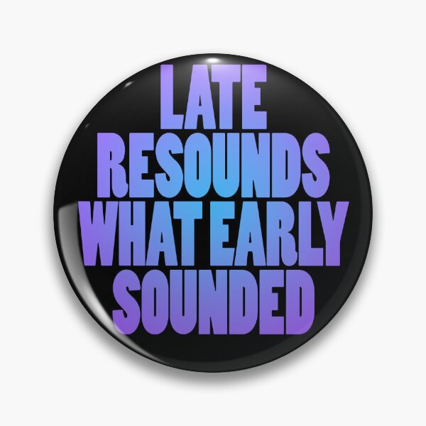 Item preview, Late resounds what early sounded v.3 designed and sold by x1brett.