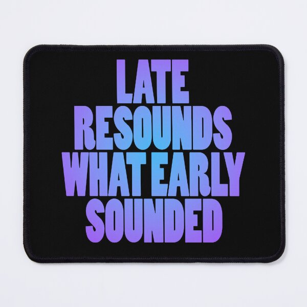 Item preview, Late resounds what early sounded v.3 designed and sold by x1brett.